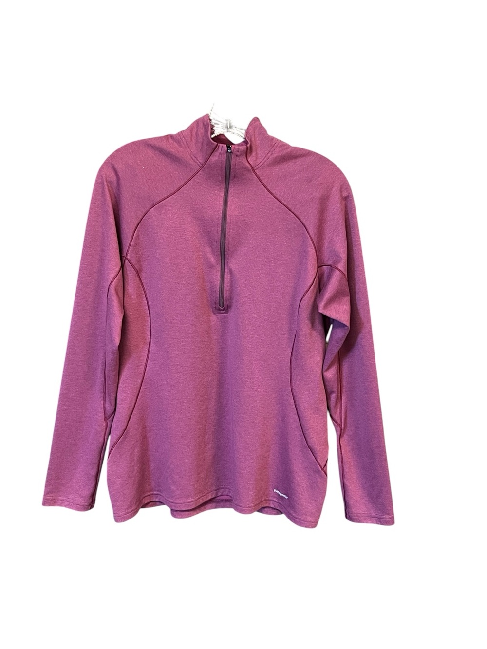 Patagonia Capilene 3 1/2 Zip Pullover Women’s L Pink Midweight Base Layer